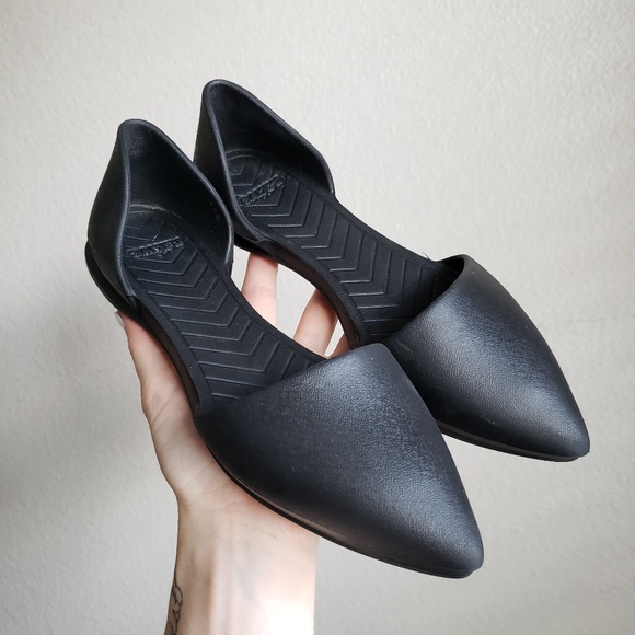 Native Shoes - Native Audrey Pointed Toe Flats Black